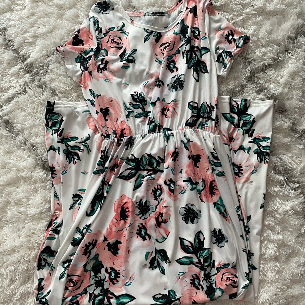 Floral maxi dress